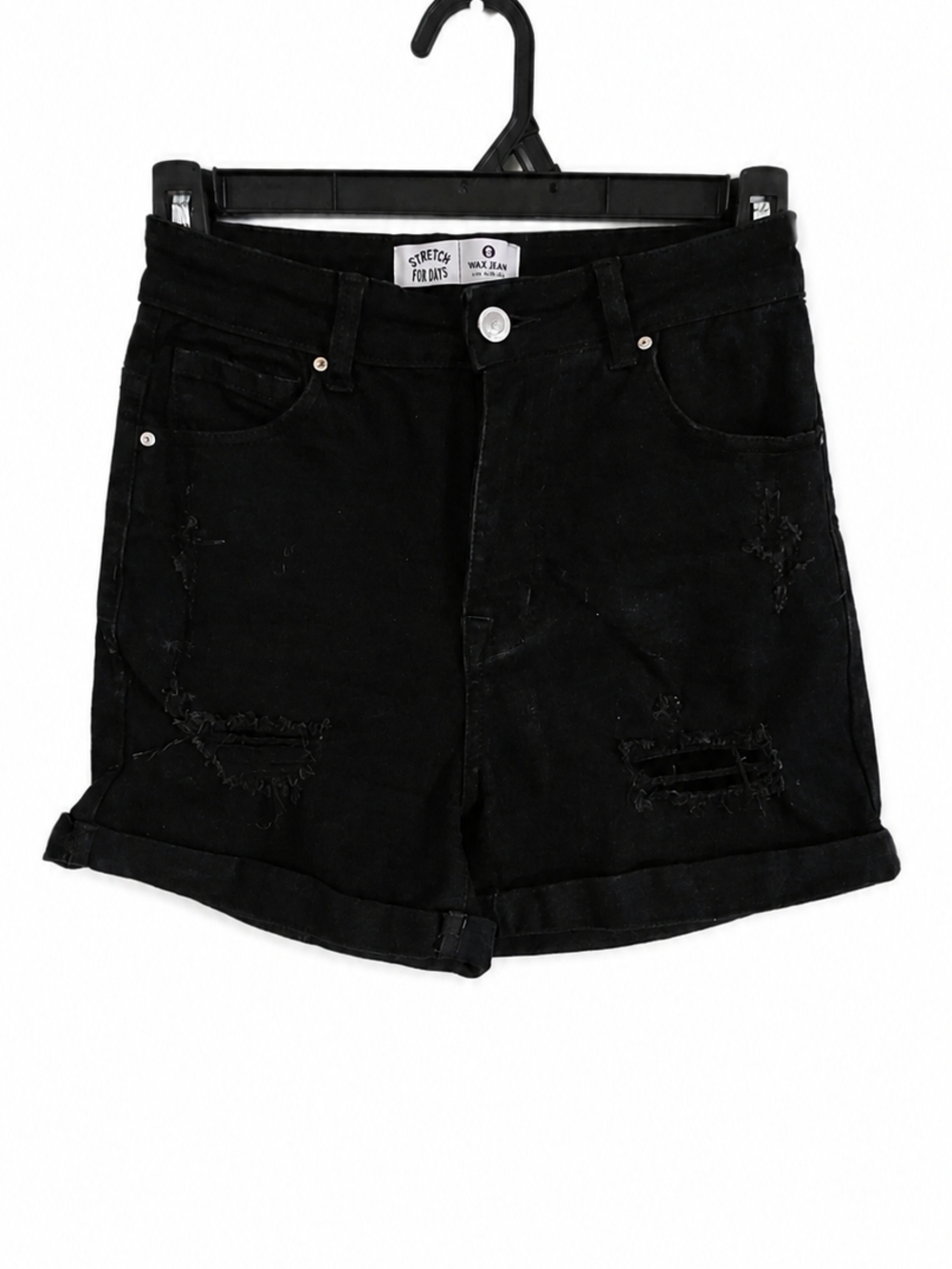 Wax Jean Collection Distressed Jean Shorts